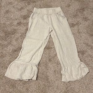 Umgee cropped linen blend pants